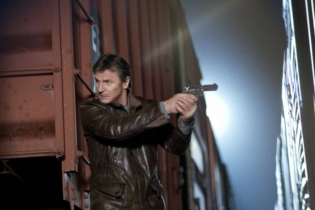 Liam Neeson stars in the action thriller <i>Run All Night</i>. Photo: Myles Aronowitz