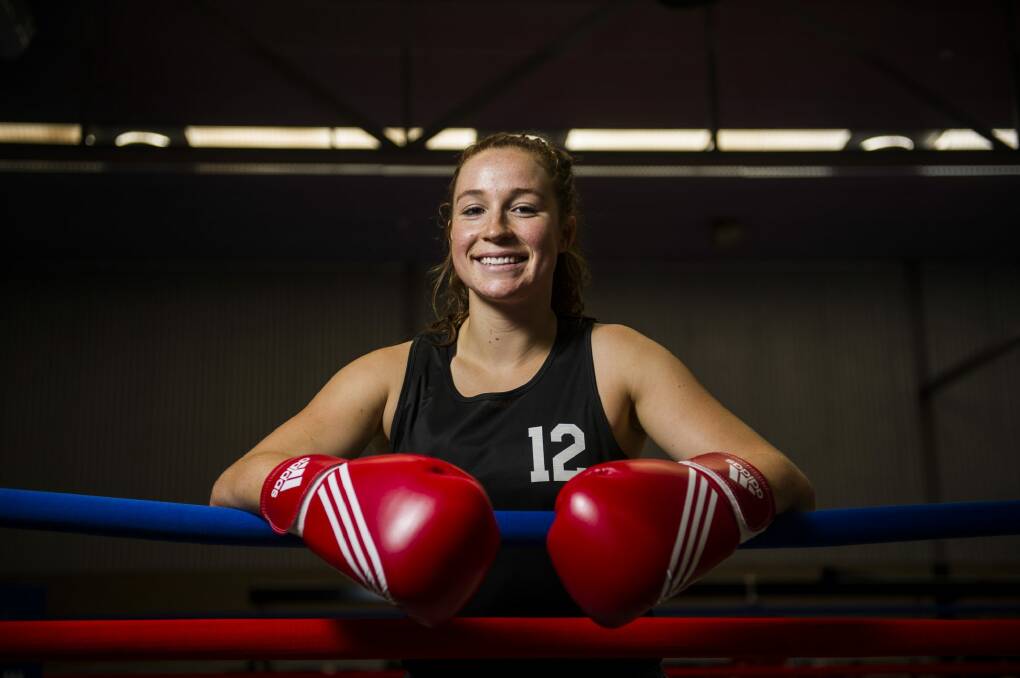 Georgia O'Neill tested herself in boxing before taking a chance on a rugby career. Photo: Rohan Thomson