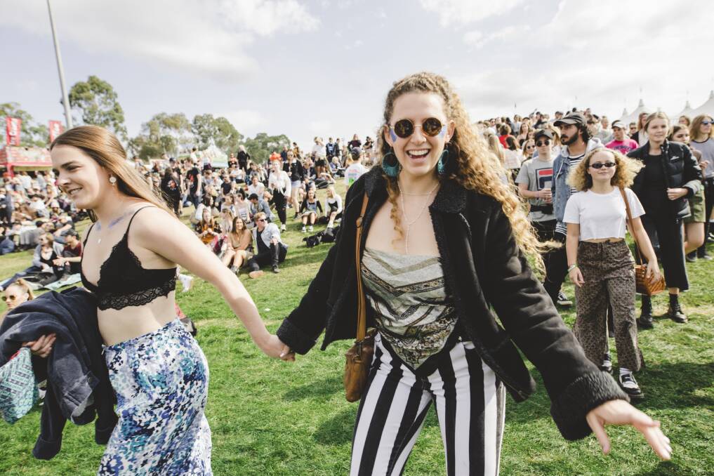 Thousands attended Groovin the Moo in Canberra on Sunday.  Photo: Jamila Toderas