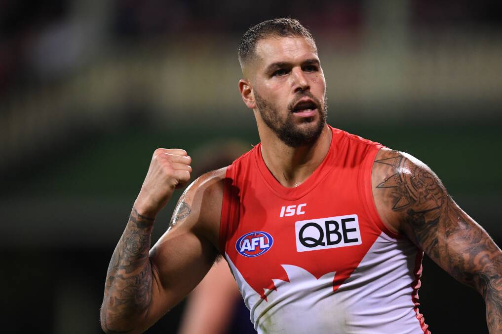 In the clear: Sydney star Lance Franklin is free to take on Brisbane on Saturday. Photo: AAP