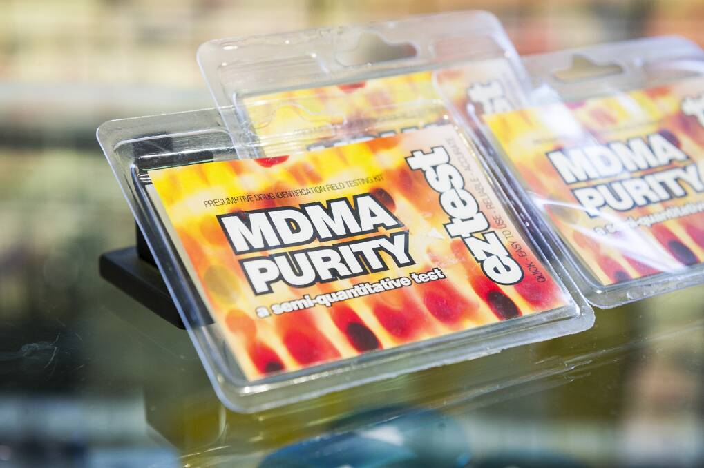 Tobacco stores in Canberra have reported a surge in sales for the pill-testing kits. Photo: Dion Georgopoulos