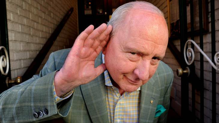 Alan Jones has been hearing a lot of jokes about his "destroying the joint" comments. Photo: Penny Stephens