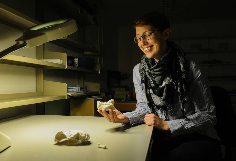 Elen Feuerriegel was part of a team who discovered a new species of extinct human. Photo: Melissa Adams