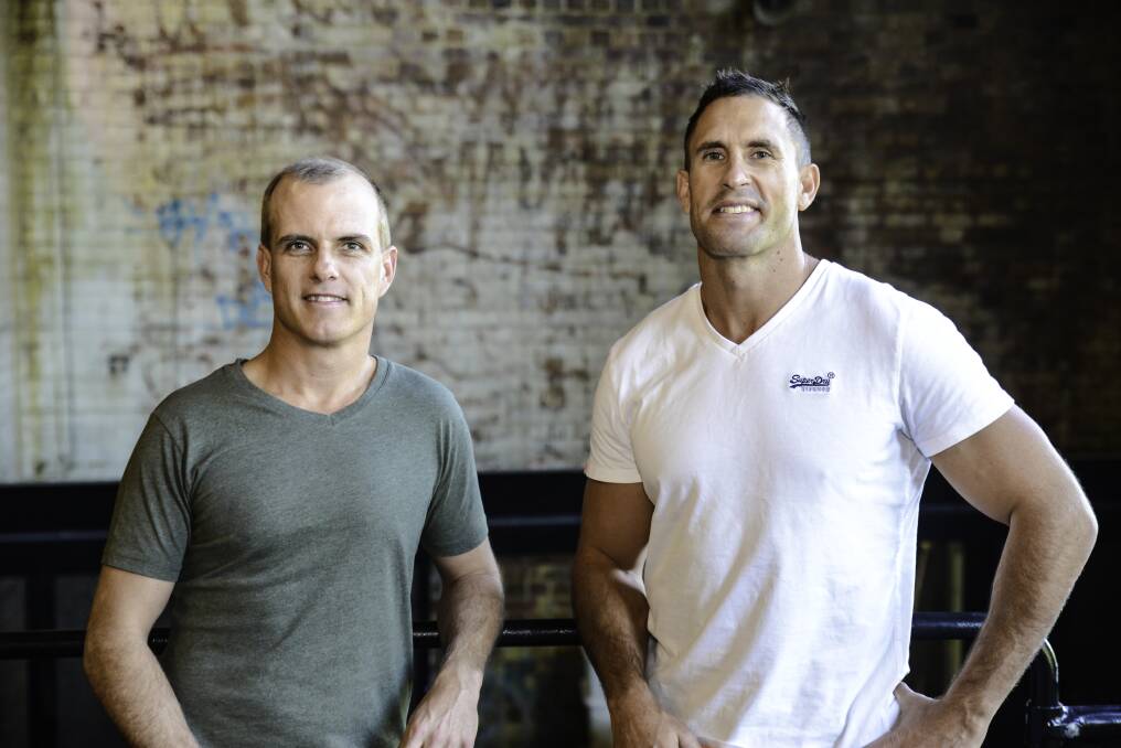 Travello creators Mark Cantoni and Ryan Hanly, who are now based in Brisbane. Photo: Supplied