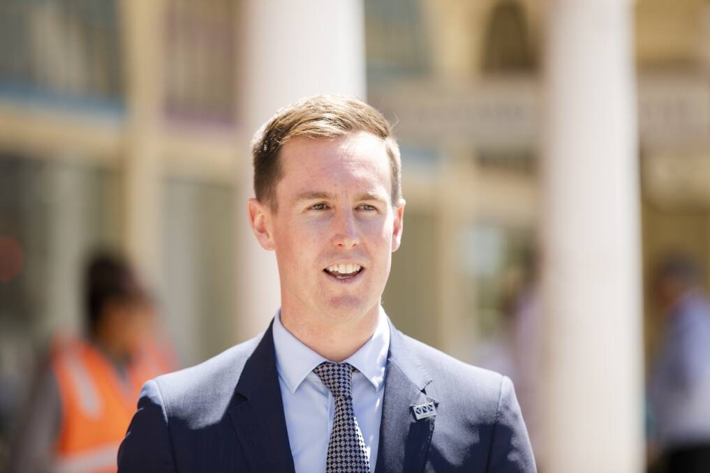 City Services Minister Chris Steel said the government wants to expand efforts to cut single use plastics in the ACT. Photo: Jamila Toderas