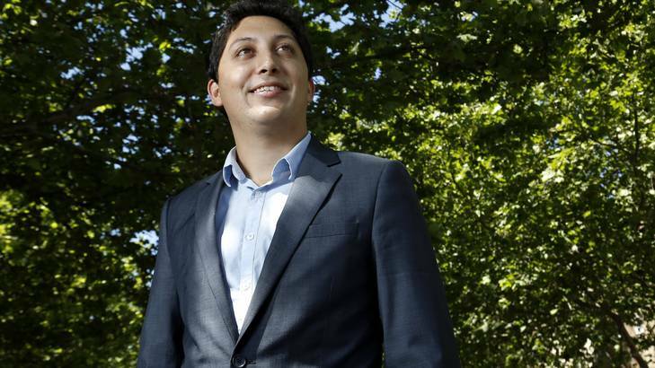 Former Get Up National Director Simon Sheikh is running for preselection with the Greens. Photo: Jeffrey Chan