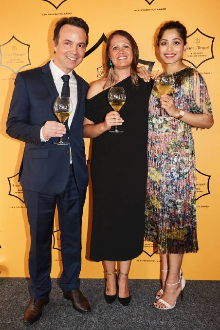 As part of her award, Mikaela Jade will travel to France to visit the famous Veuve Clicquot champagne house and even have a row in the vineyard named in her honour. Photo: Chloe Paul