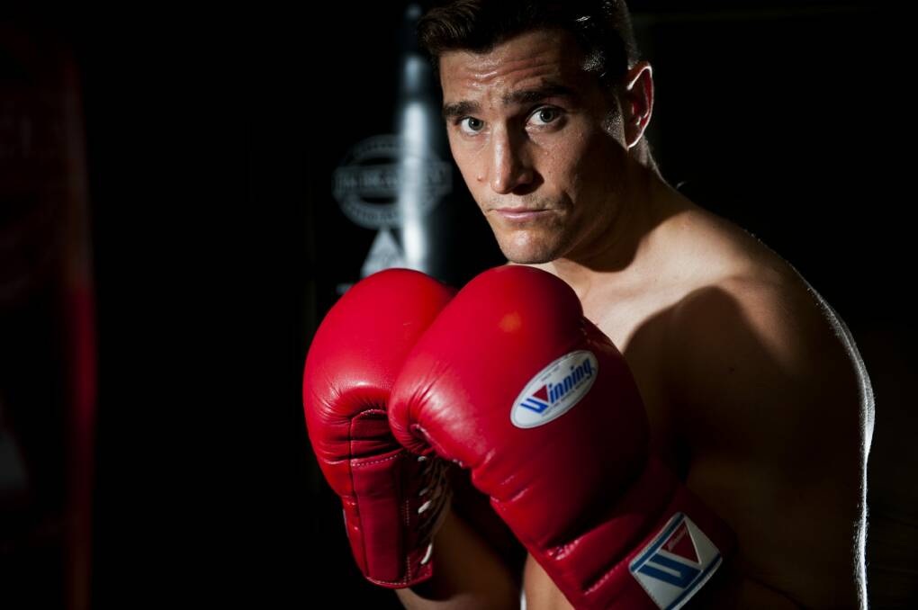 Steve Lovett is back for Christmas  after winning all five of his US fights this year. Photo: Elesa Kurtz