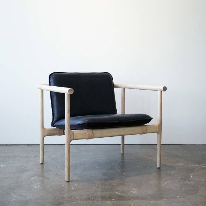 Tom Skeehan's Hoshi armchair, which has been ordered by the Singapore Google headquarters. Photo: Tom Skeehan