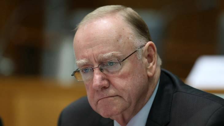 "I had been concerned about our pre-budget message": Senator Ian Macdonald. Photo: Andrew Meares