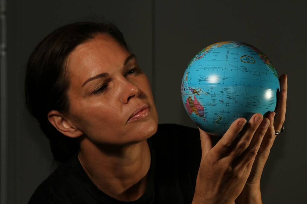 ANU PhD student Inez Harker-Schuch has created a game to help children understand climate change. Photo: Rod Taylor