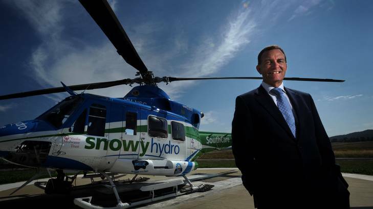 Snowy Hydro SouthCare Rescue Helicopter fund chairman David Marshall. Photo: Marina Neil