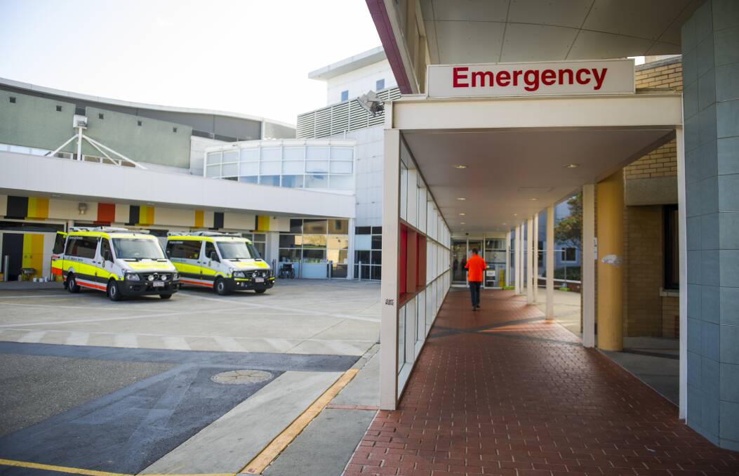 The Canberra Hospital emergency department.  Photo: Elesa Kurtz
