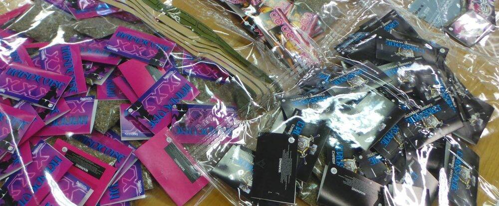 Some of the products seized by police.  Photo: ACT Policing