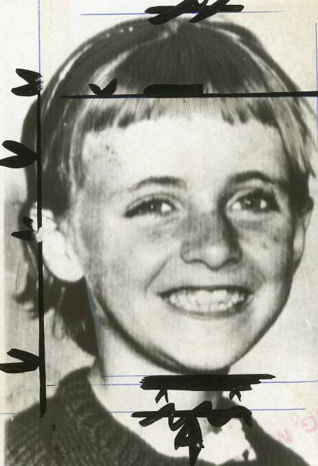 Joanne Ratcliffe, 11, who was abducted from Adelaide Oval along with Kirste Gordon, 4, on August 25, 1973. Witnesses reported a man carrying a young girl and an older girl struggling with him to release the child.