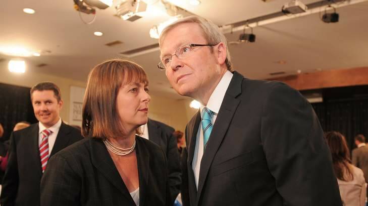 Nicola Roxon has been chastised for her criticism of Kevin Rudd. Photo: Andrew Sheargold