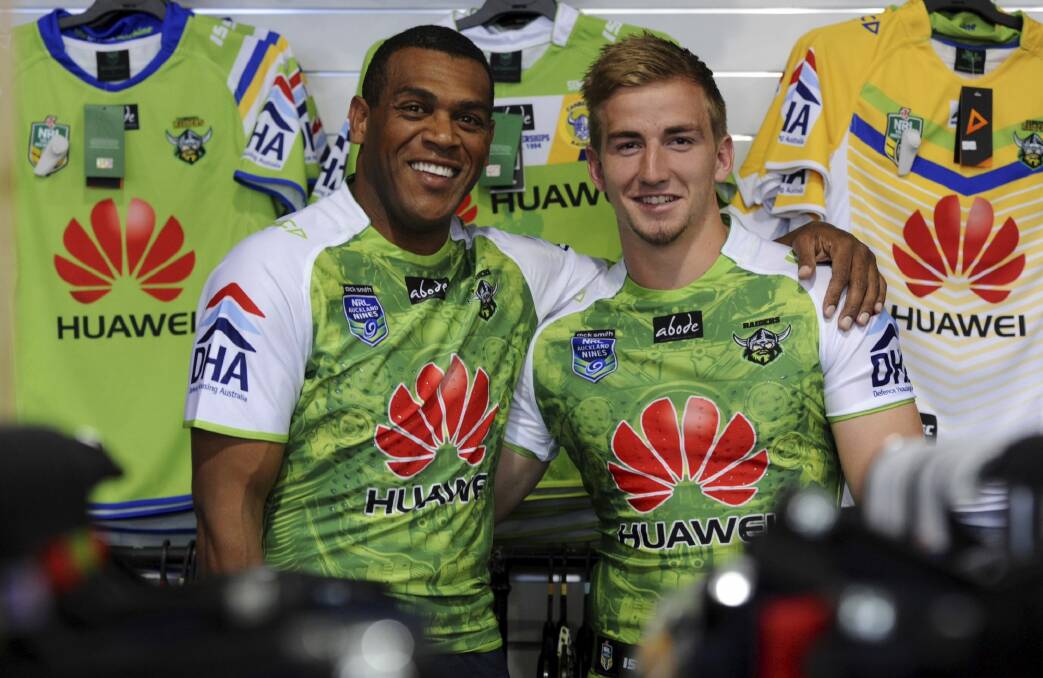 Lachlan Croker played alongside Ken Negas at the Auckland Nines. Photo: Graham Tidy
