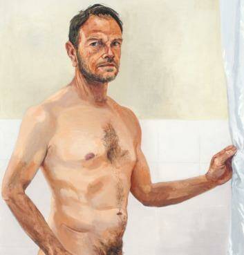 Self-portrait by Andrew Sayers (cropped).