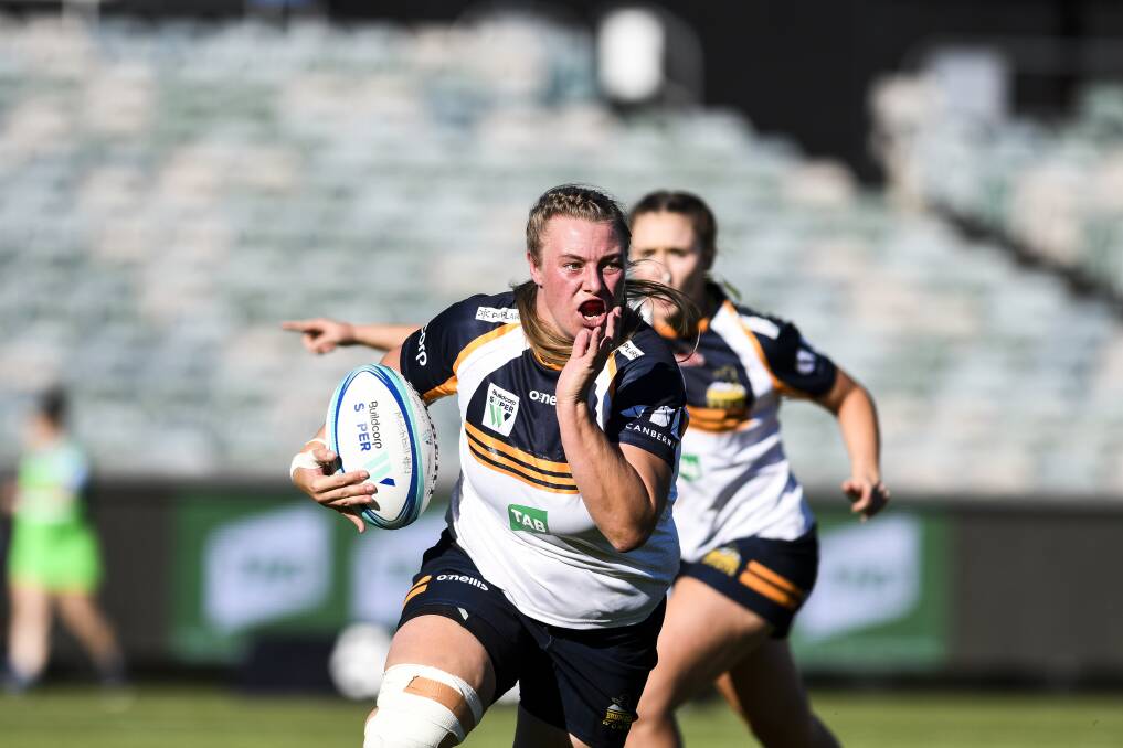 Tayla Stanford is banging on the door of Wallaroos selectors. Photo: Dion Georgopoulos