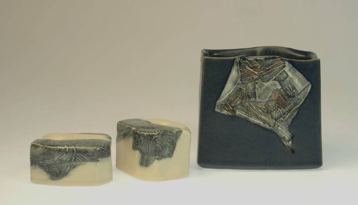 Hiroe Swen's "Objects" for Mini Ceramics at Bilk Gallery.
