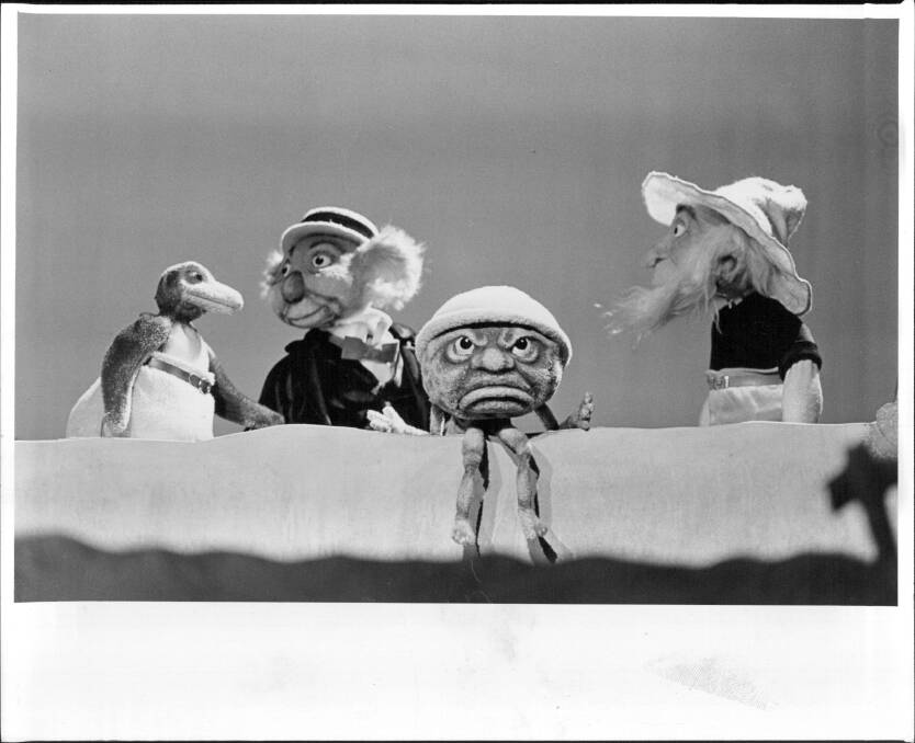 The second generation of Magic Pudding puppets in a 1981 production. Photo: Fairfax Media