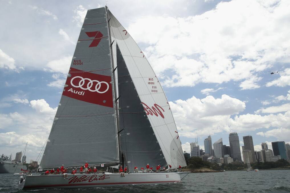 Bad start: Wild Oats XI. Photo: Getty Images