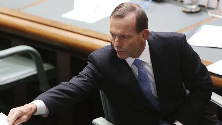 Oppostion leader Tony Abbott distanced himself from the "draft discussion paper". Photo: Getty Images