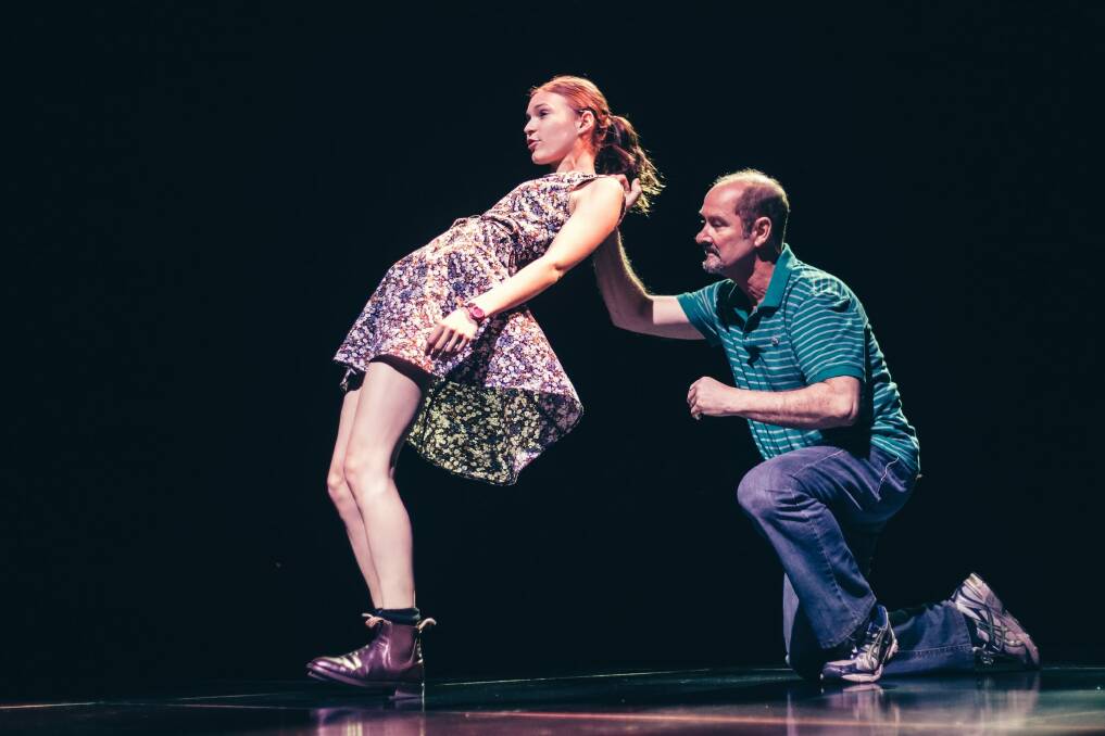 Tilda Cobham-Hervey, left, and Paul Blackwell in <i>Things I Know To Be True</i>.  Photo: David James McCarthy.
