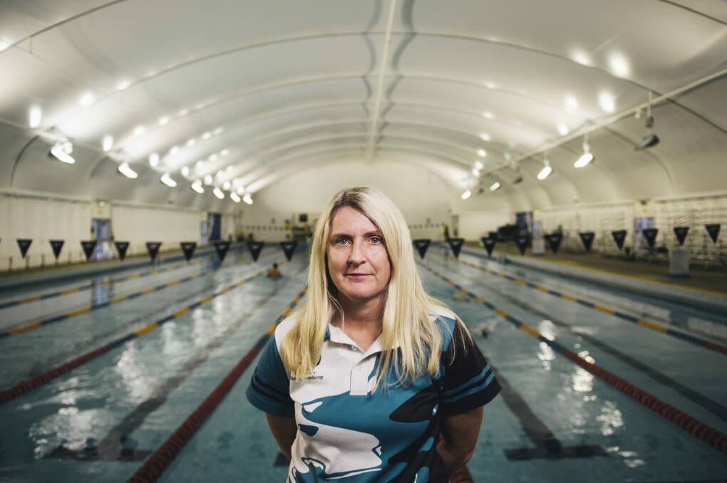 Head coach of the Canberra Diving Academy, Ann Widdup, is calling for better diving facilities in Canberra.  Photo: Rohan Thomson