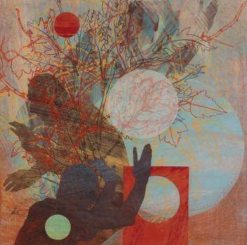 Julie Bradley, <i>Oak, Ash and Thorn</i>, 2014 in Display Suite at M16 Photo: supplied
