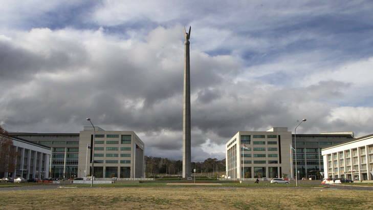 The Defence Department complex at Russell, Canberra. Photo: Andrew Taylor