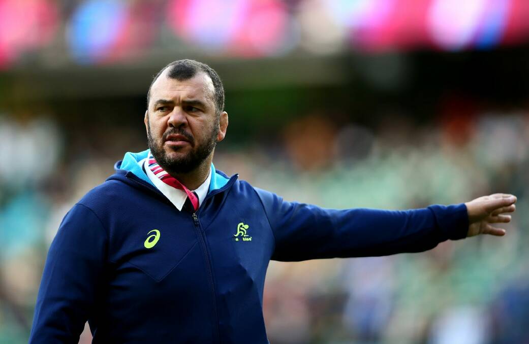 Mixing it up: Wallabies coach Michael Cheika. Photo: Getty Images