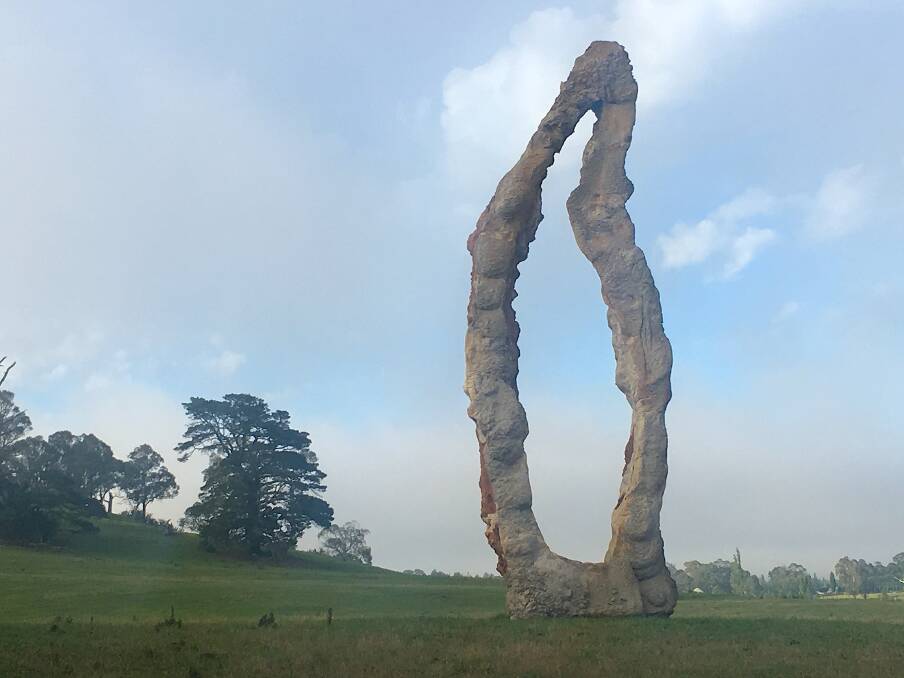 The Peter Lundberg sculpture at Hillview, Sutton Forest. Photo: Tim the Yowie Man