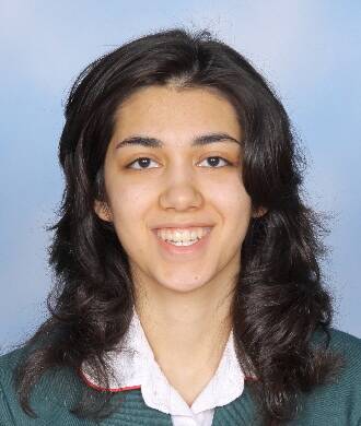 Maryam Eghtedari in Year 12 at Canberra Girls Grammar. Photo: Unknown.