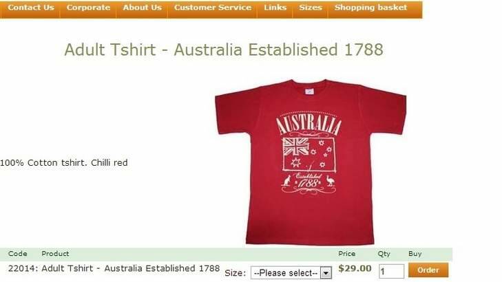 The shirt is Australian made and the company supports indigenous education. Photo: Supplied