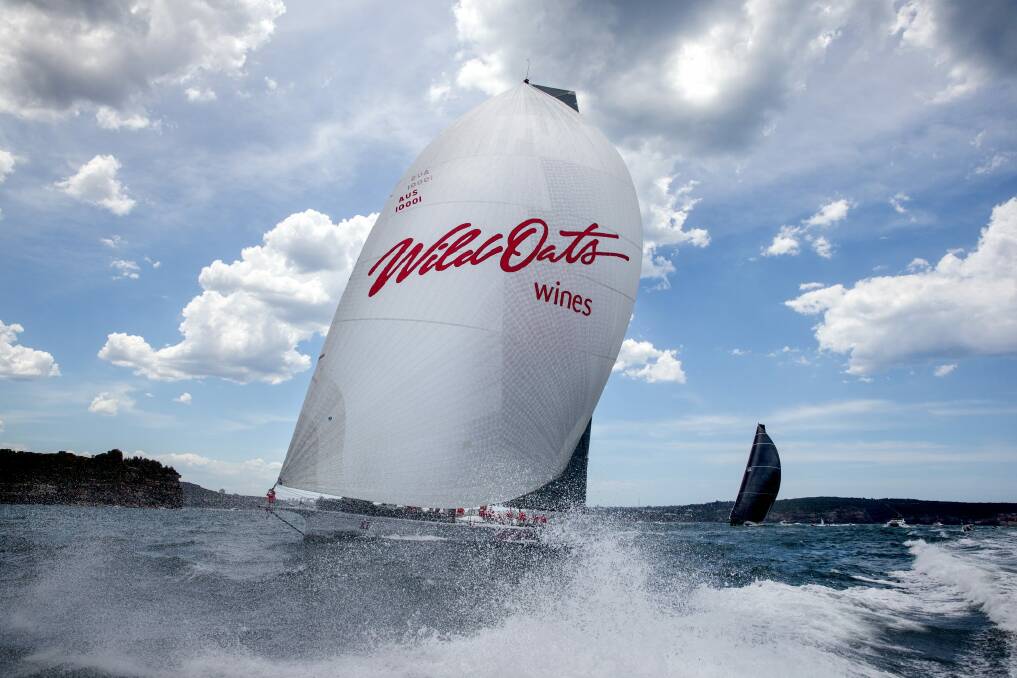 Opportunity: Wild Oats XI could break its own record. Photo: Edwina Pickles