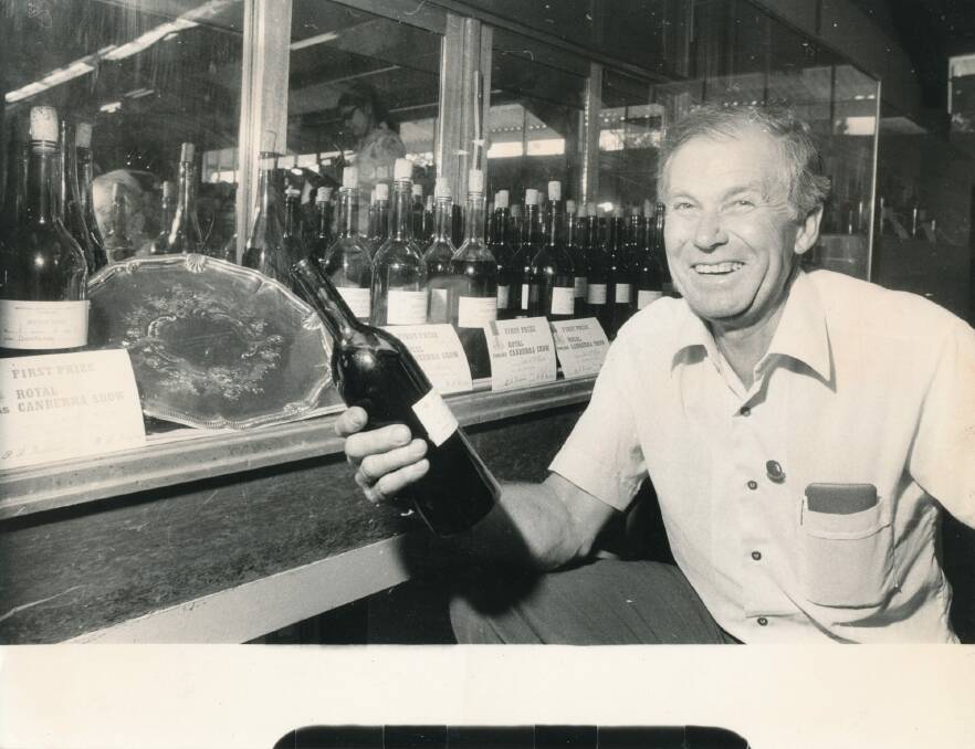 Dr Edgar Riek inspired others to follow him into the wine industry. Photo: Supplied