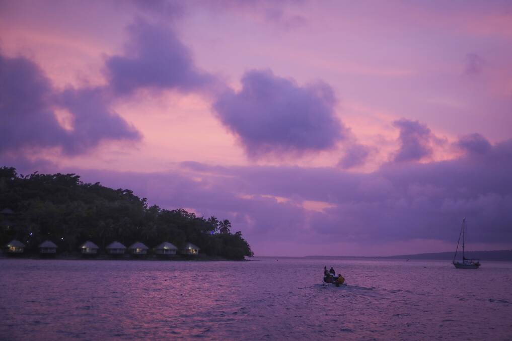 Port Vila in Vanuatu, where China reportedly wants to build a military base. Photo: Alex Ellinghausen