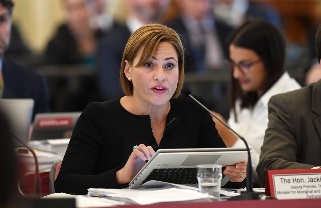 Queensland Deputy Premier Jackie Trad says her 10-year-old son was aggressively questioned by a 'claim farmer' who called her home. Photo: AAP