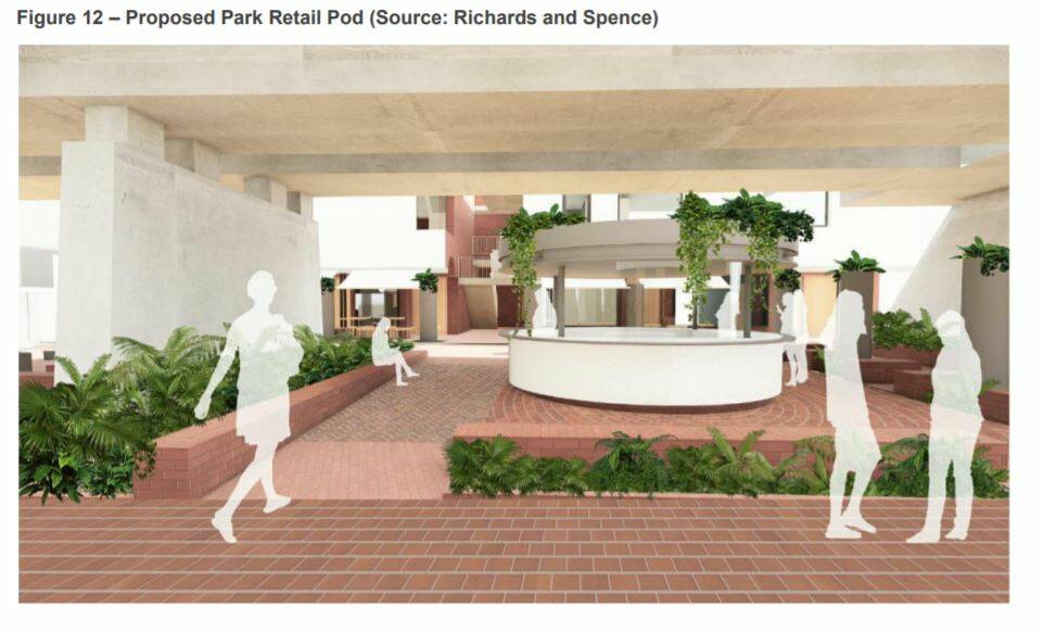 Artist's impression of the Fish Lane Town Centre proposal at South Brisbane. Photo: Supplied