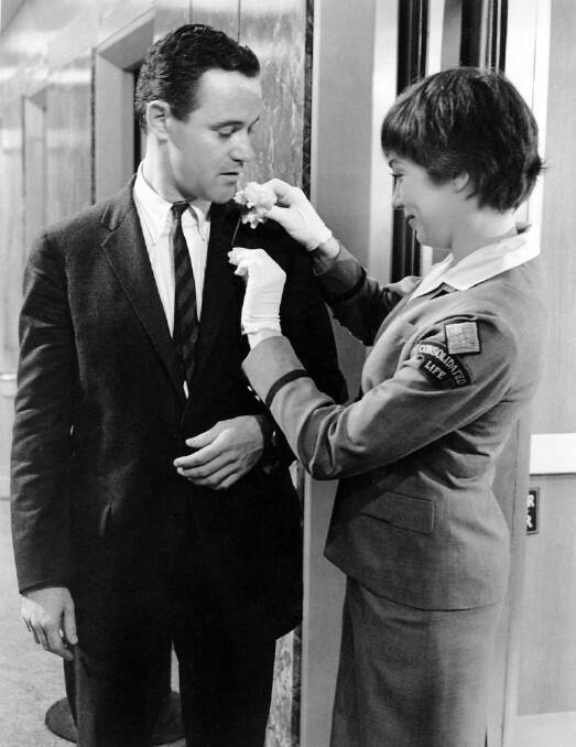Jack Lemmon and Shirley MacLaine in The Apartment Photo: supplied