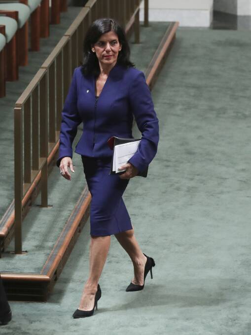 Independent MP Julia Banks during Question Time on Tuesday, November 27, after quitting the Liberal Party.  Photo: Alex Ellinghausen