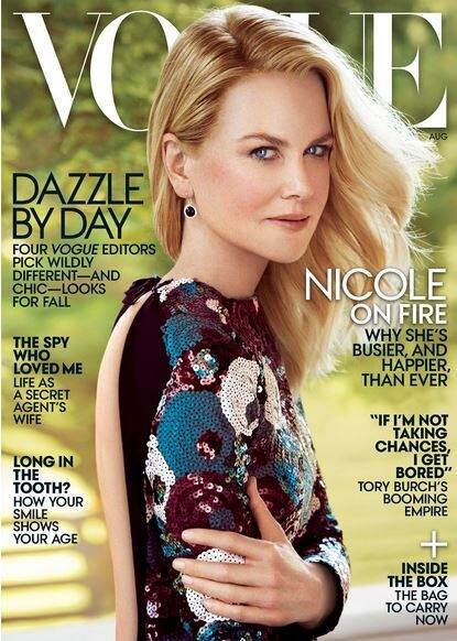 Nicole Kidman's "controversial" US Vogue cover. Photo: Vogue/Patrick Demarchelier