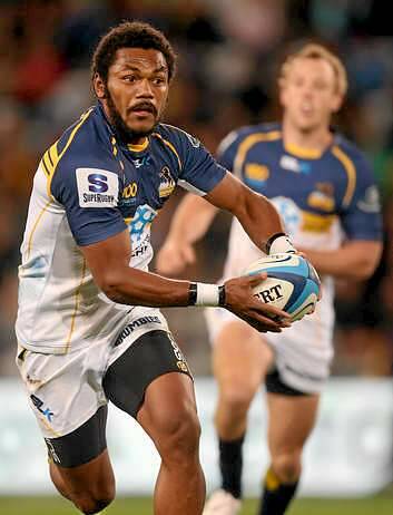 Henry Speight showed poise to score the Brumbies first try. Photo: Getty Images