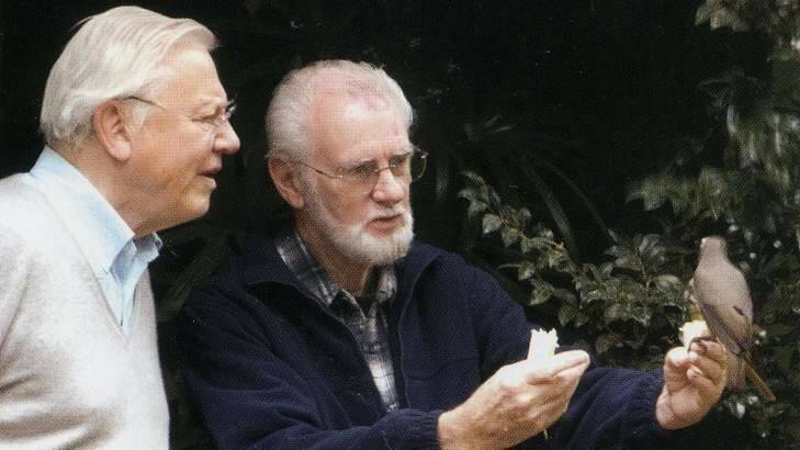 William Cooper with Sir David Attenborough. Photo: Wendy Cooper