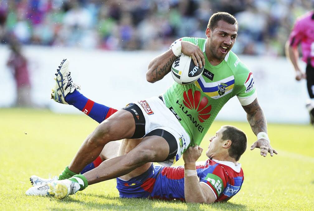 Former Raider Blake Ferguson will return to Canberra for the first time in round two. Photo: Stefan Postles