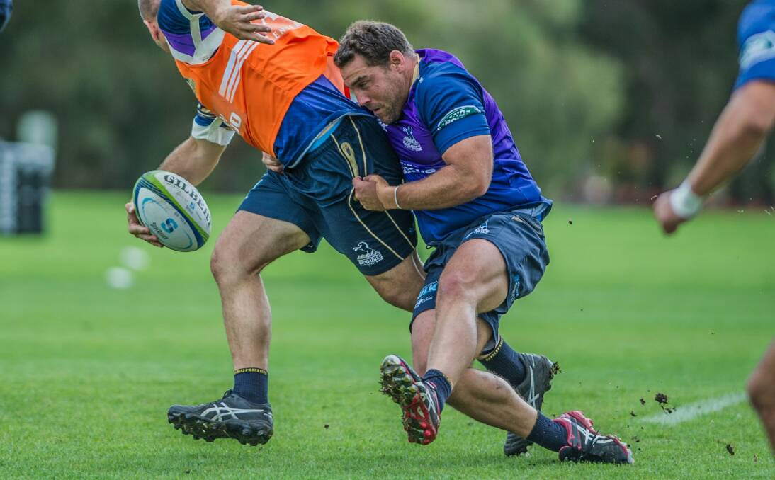 Brumbies hooker Josh Mann-Rea says it's time for the forwards to muscle up. Photo: Karleen Minney