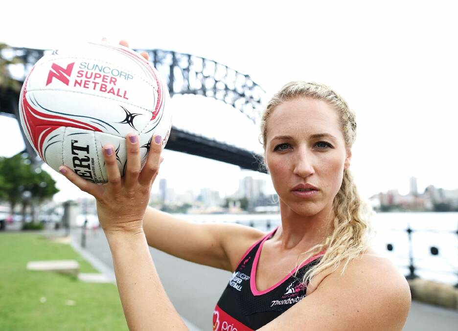 Erin Bell of Adelaide Thunderbirds. Photo: Getty Images