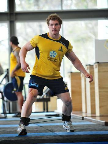 Brumbies recruit David Pocock is keen to be fully fit for the start of the Super Rugby season. Photo: Karleen Minney