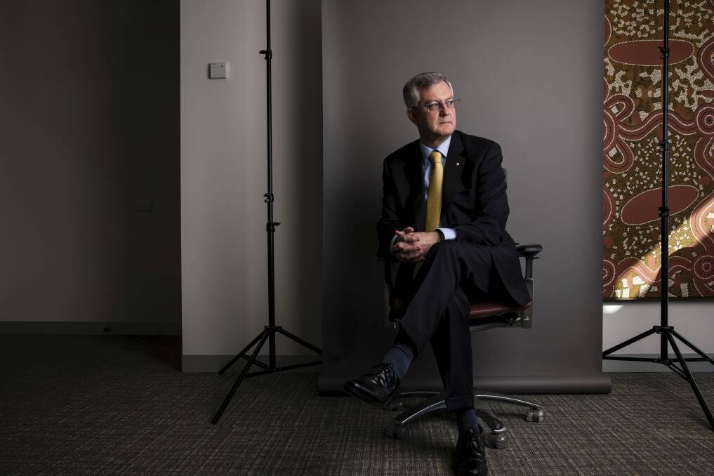 Martin Parkinson has now acknowledged that some agencies are over-reliant on consultants. Photo: Dominic Lorrimer